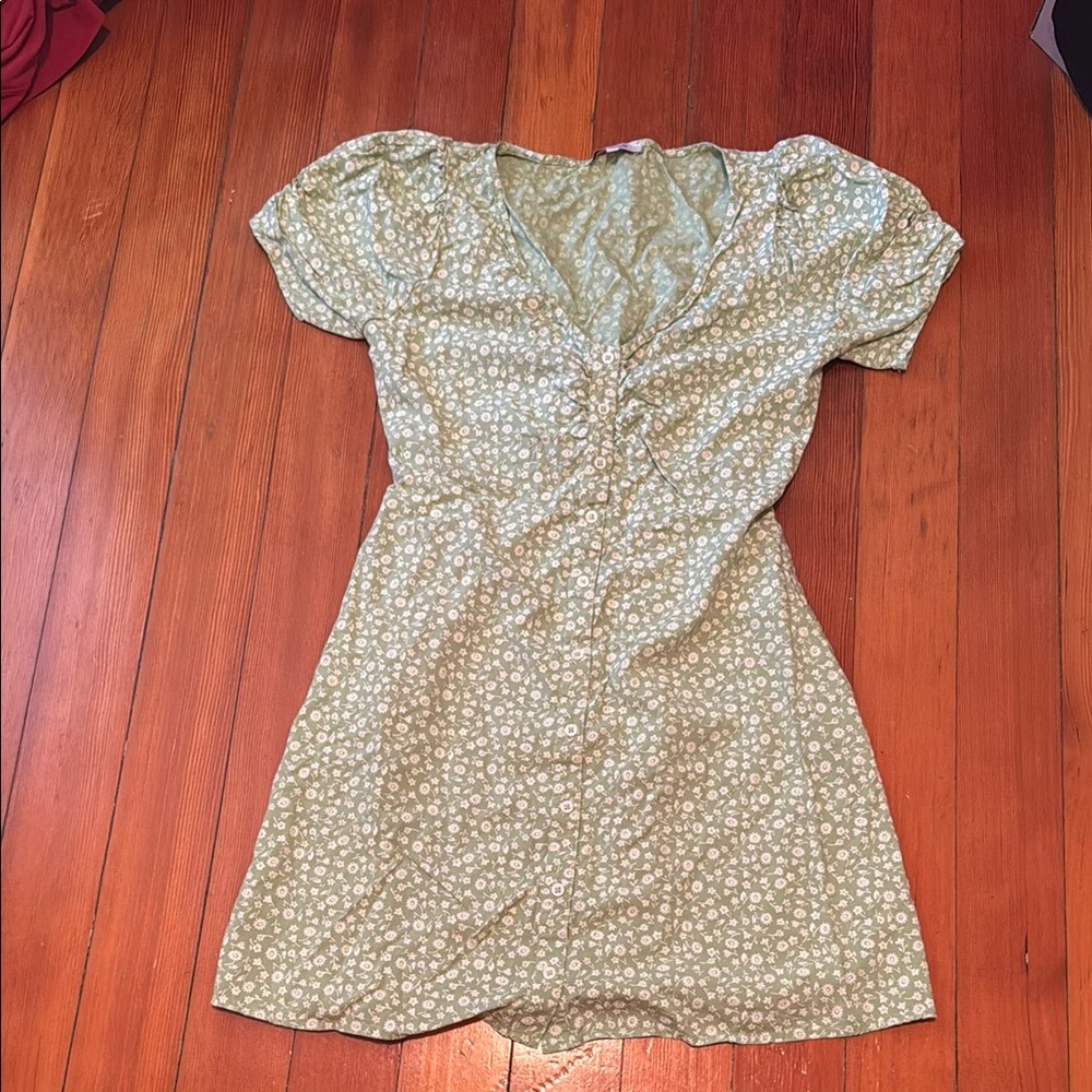 Madewell Cream Puff Sleeve Mini Sundress